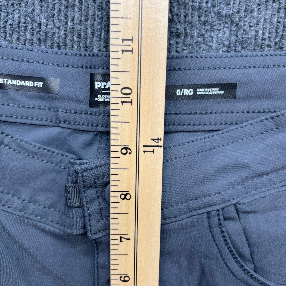 prAna Halle Jogger II Womens 0 Regular Coal Grey Tapered Hiking Outdoor Pants - Picture 9 of 10